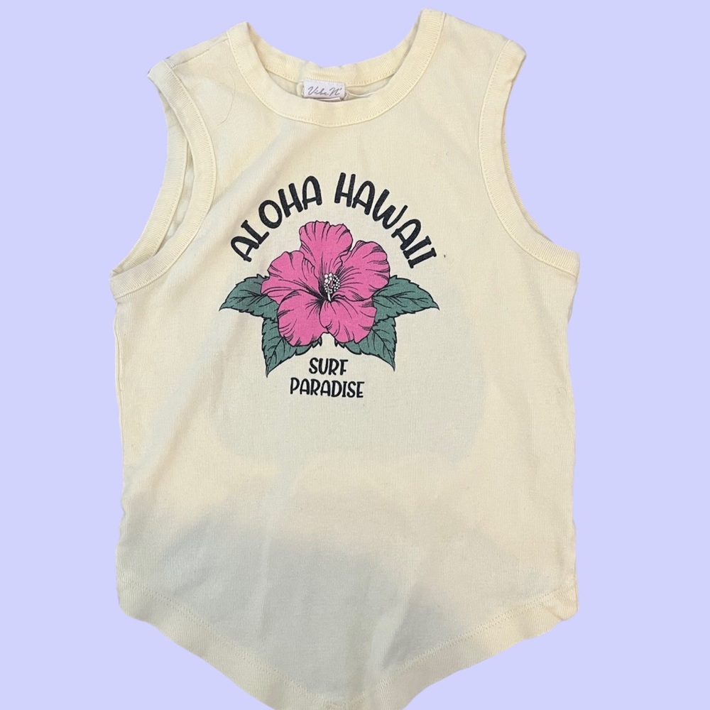 Aloha Hawaii open back tank top size XS